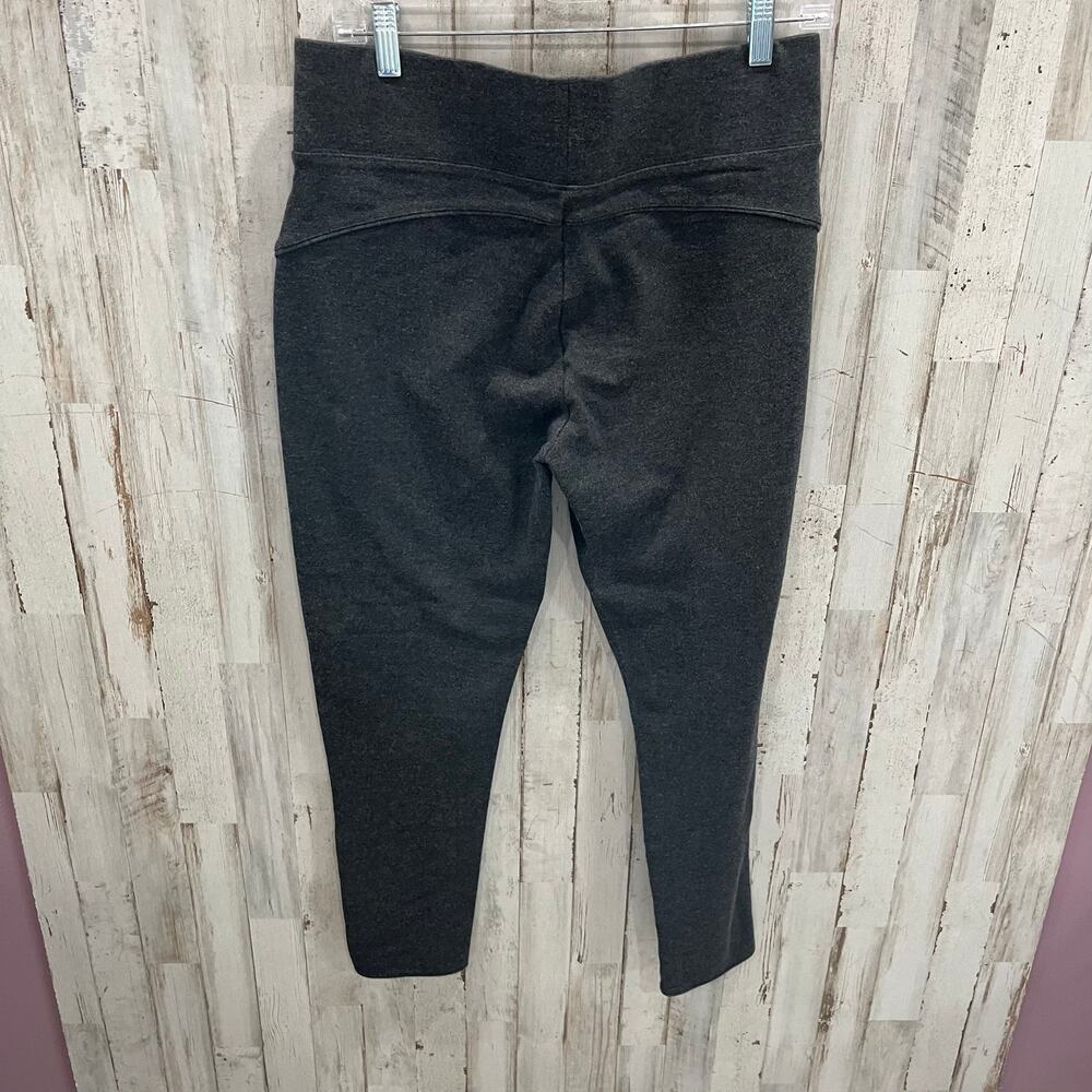 Seven7 Gray Pull On Cropped Leggings Stretch Waist Womens Size Large - Picture 4 of 10